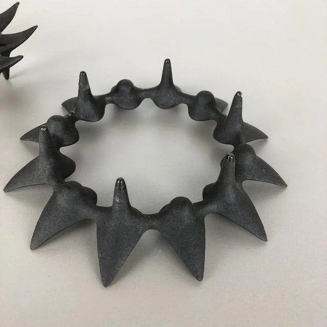 Metal Danish Candleholders from Jens Harald Quistgaard, Denmark, 1960s, Set of 2 For Sale - Image 7 of 11
