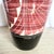 1989 Black and White and Red Sgraffito Pottery Vase by the Curras Brothers For Sale In Miami - Image 6 of 7