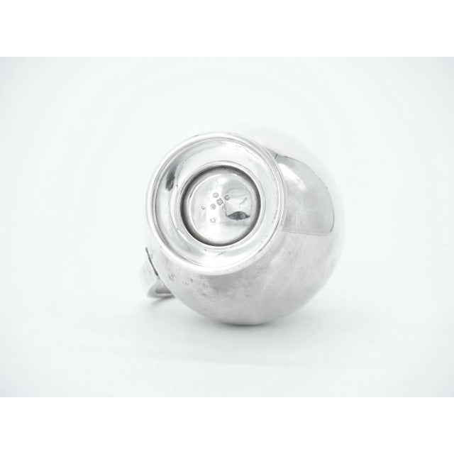 Metal English Late 19th Century Silver Plate Tableware Serving Water Pitcher For Sale - Image 7 of 13
