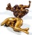 Metal Bronze Faun with Female Nude from Franz Bergmann, 1920s For Sale - Image 7 of 9