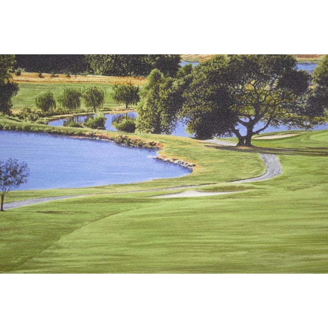The Tenth Hole at Auburn Valley Golf Course - Ap, 1/50 - By Jim Fitzpatrick For Sale - Image 10 of 13