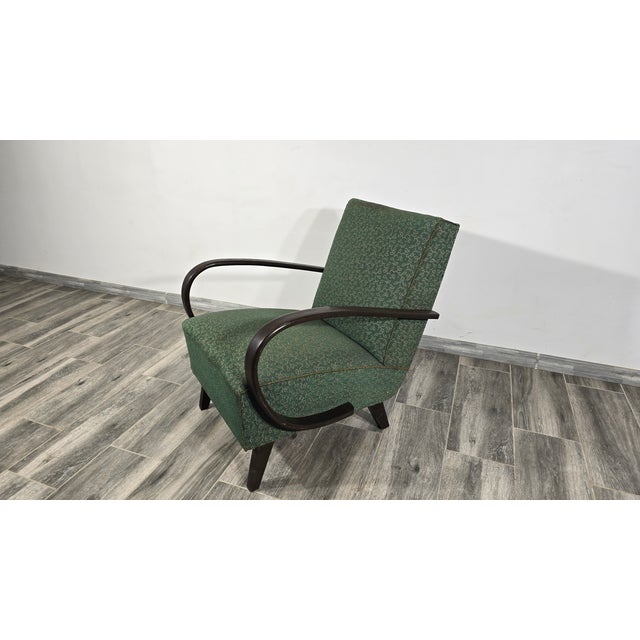 Art Deco Lounge Chair by Jindrich Halabala For Sale - Image 10 of 10
