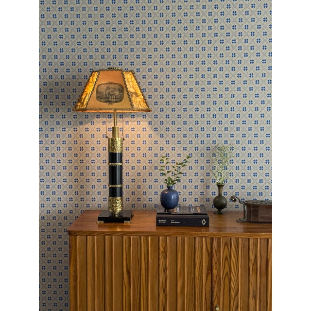 Swedish Modern Model 8019 Table Lamp by Karl Borén for Boréns, Sweden, 1940s For Sale - Image 11 of 12