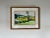 Abstract 70's Vintage Wieden Landscape - Farm Land Watercolor Painting, Framed For Sale - Image 3 of 13