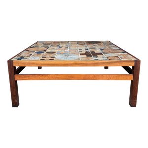 Tue Poulson Square Tile Top Coffee Table