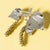 Metal Gilded Silver Brooch by Gertrud Engel, 1948 For Sale - Image 7 of 8
