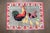 Persian Cotton Persian Pictorial Rooster Bird Rug no. j4659 For Sale - Image 3 of 5