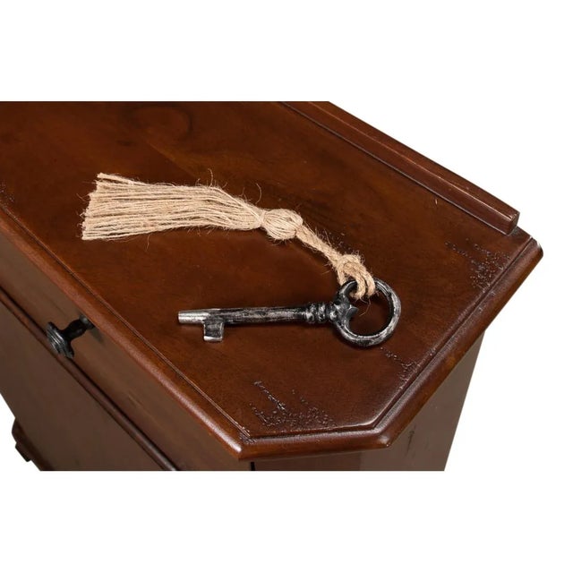 Regence Style Walnut Side Cabinet For Sale - Image 10 of 11