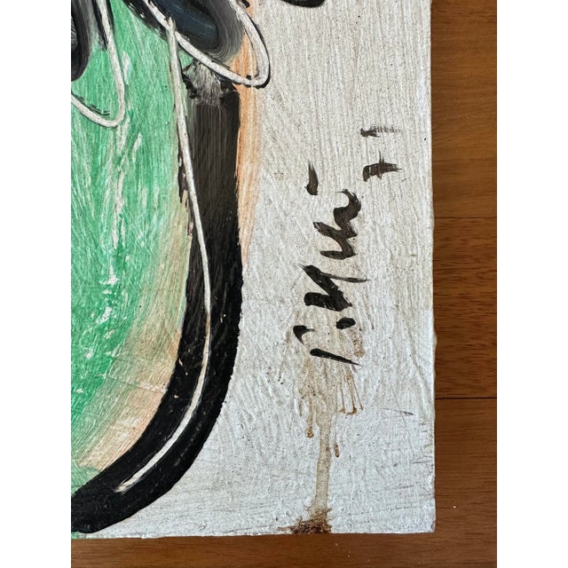 1970s 1977 Titled Original Peter Keil Painting - Junge Wilde Collection For Sale - Image 5 of 10