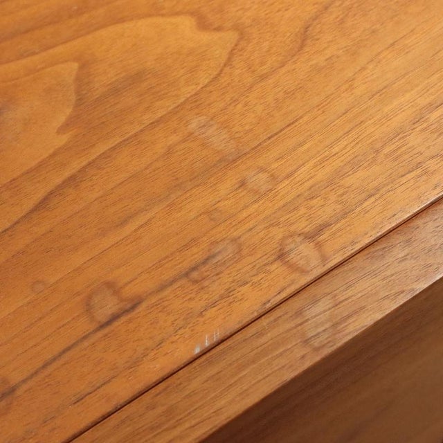 Modernist Walnut Veneered Sideboard, 1980s For Sale - Image 11 of 15
