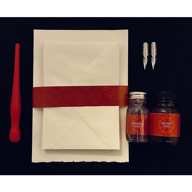 Victorian Diy Secret Love Letters Legend of Lovers From Prague Box Set 2006 Stationery Kit For Sale - Image 3 of 7