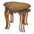 Mid 20th Century French Style Marquetry Nesting Tables For Sale