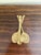 Brass Vintage Cast Brass Double Tennis Racket Door Knocker For Sale - Image 8 of 8