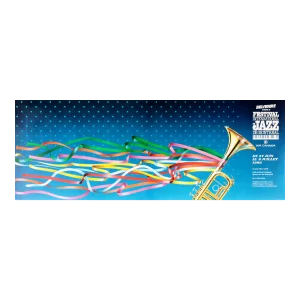 1986 Original Poster, Festival International De Jazz De Montréal (Ribbons)
