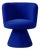 Coraje Dining Chair in Blue Velvet from Moanne For Sale