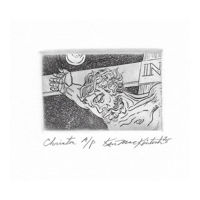 1978 Ken MacKintosh Christos Etching Artist's Proof For Sale
