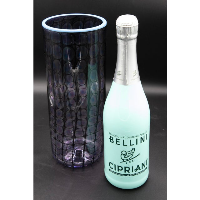 Tom Philabaum Reptilian Series Iridescent Art Glass Vase – Signed 2000 – 11.5” H For Sale In West Palm - Image 6 of 6