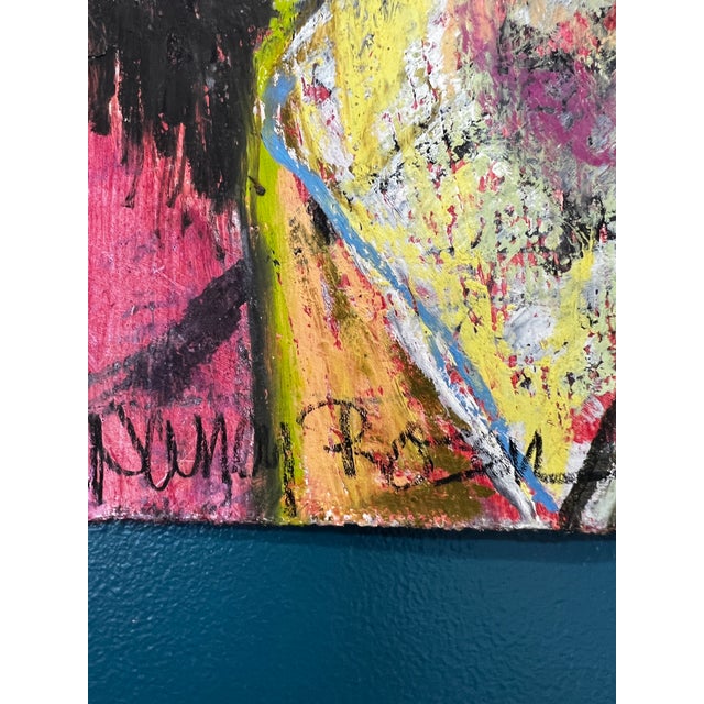 Figurative Original Painting Mixed Media Figurative #5 Gesture on Paper by Nancy Rosen For Sale - Image 3 of 3