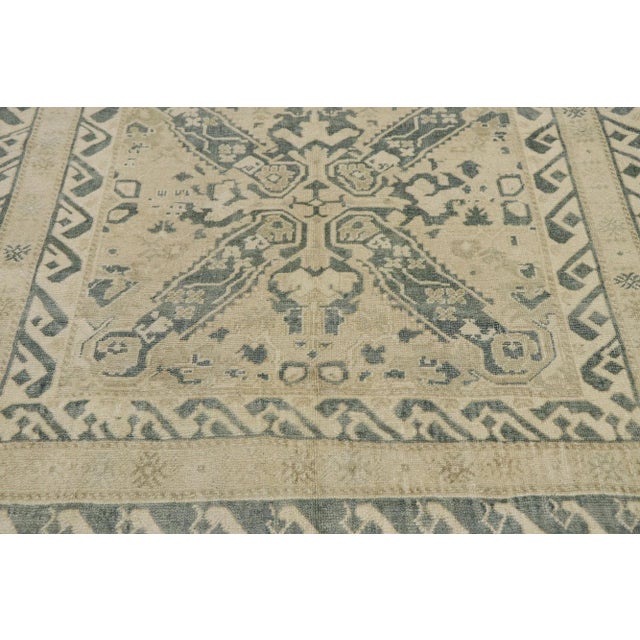 Vintage Turkish Oushak Rug - 04'10 X 08'01 For Sale - Image 4 of 9