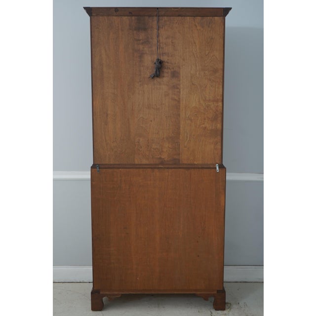 Stickley Cherry 2 Piece Secretary Desk W. Bookcase For Sale - Image 15 of 18