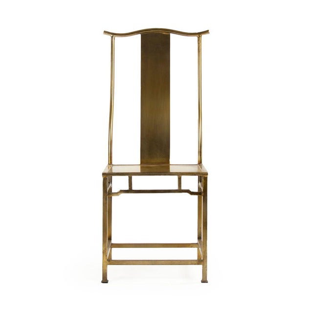 2020s Goerge Side Chair in Gold For Sale - Image 5 of 5