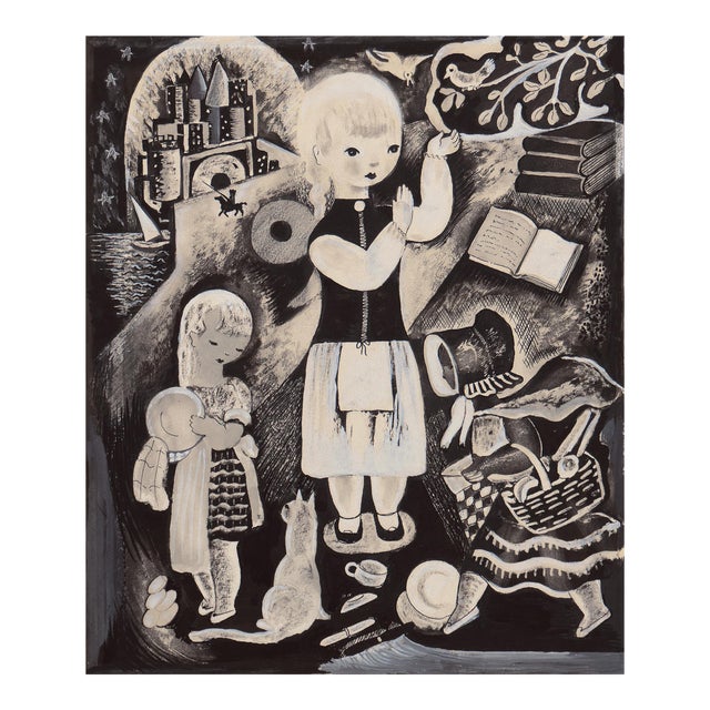 'Age 9' by Nura Ulreich, Art Deco, Woman Artist, Art Institute of Chicago, Art Students League, Paris, Salon D'Automne, Corcoran For Sale