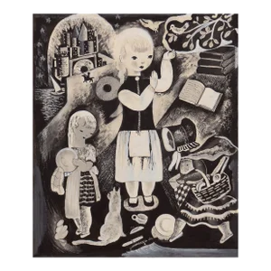'Age 9' by Nura Ulreich, Art Deco, Woman Artist, Art Institute of Chicago, Art Students League, Paris, Salon D'Automne, Corcoran