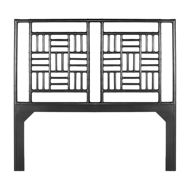 Not Yet Made - Made To Order Finn Standard Bed Queen - Black For Sale - Image 5 of 12