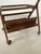 Cesare Lacca Mid-Century Modern Walnut and Brass Trolley attributed to Cesare Lacca for Cassina, 1950s For Sale - Image 4 of 9