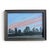 Original Sunset Cotton Candy Evening Sky Acrylic Painting on Canvas Board in a Vintage Wooden Frame 7.75" x 5.75"
