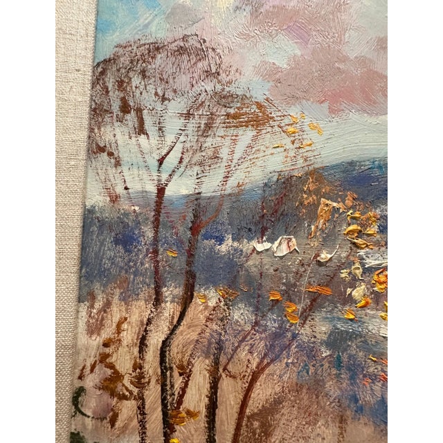 1970s Winter Landscape by Wayne Morrell For Sale - Image 5 of 11