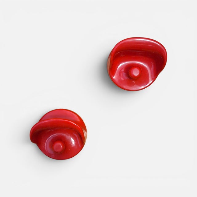 Mid-Century Modern Model 4702 Coat Hook by Olaf Van Bohr for Kartell, Italy, 1970s, Set of 2 For Sale - Image 3 of 6
