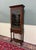 Brown Antique English Oak Jacobean Revival Bookcase Barley Twist Display Cabinet C1890 For Sale - Image 8 of 17