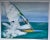 1980s Sailing Along the Seashore , Oil Painting on Canvas For Sale - Image 5 of 12