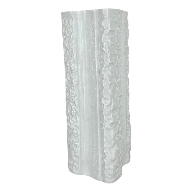 Large Op Art Vase by Heinrich Fuchs, 1970s For Sale