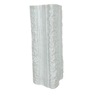 Large Op Art Vase from Heinrich Fuchs, 1970s For Sale