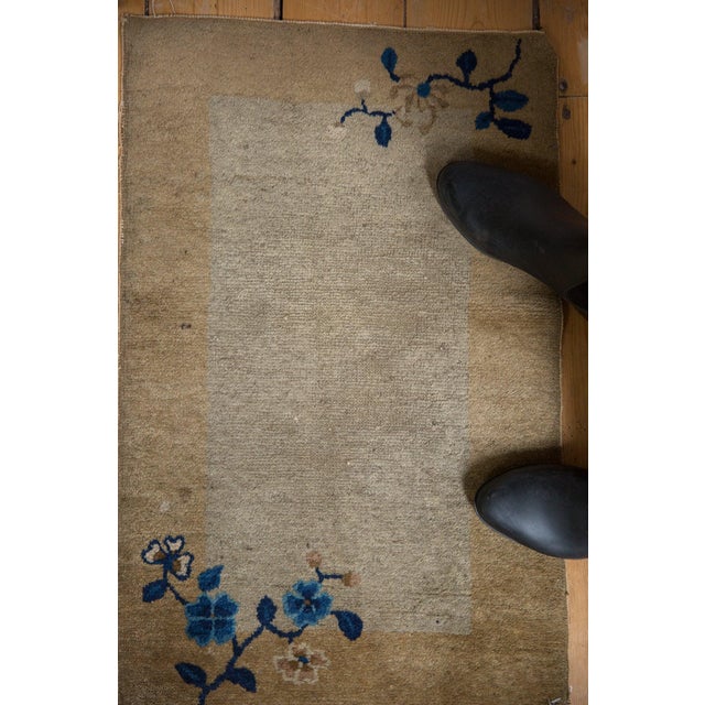 Antique Peking Rug Mat - 1'7" x 2'5" For Sale In New York - Image 6 of 9