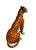 2000 - 2009 Vintage Italian-Style Glazed Ceramic Leopard Floor Sculpture For Sale - Image 5 of 12