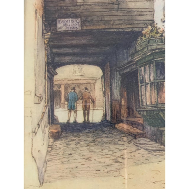 1920s 1920s "The Old Calisberg" Architectural Etching by Featherstone Robson, Framed For Sale - Image 5 of 9