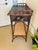 Palecek Late 20th Century Palecek Attributed Entry Table/ Dry Bar in a Stunning Tortoise Shell Burnt Rattan Finish. For Sale - Image 4 of 8