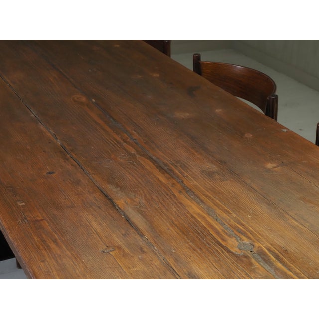 19th Century X Frame Trestle and Cross Strecther Base Table For Sale - Image 18 of 18