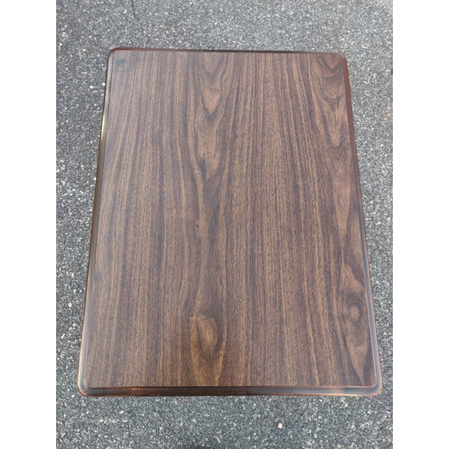 Mersman Vintage Mid 20th Century Modern Walnut End Table For Sale - Image 9 of 9