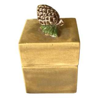 Vintage Acorn Trinket Box For Sale