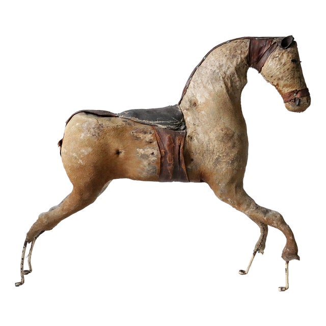 French Artist, Horse Sculpture, 1880, Horsehide For Sale
