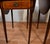 1920s 1920 Pair of English Hepplewhite Mahogany & Satinwood Inlay Pembroke Side Tables / End Tables For Sale - Image 5 of 18