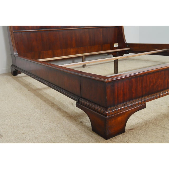 Late 20th Century Henredon Natchez King Sleigh Bed For Sale - Image 5 of 13