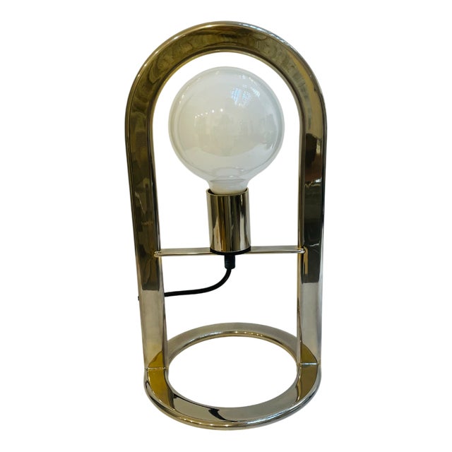 Chrome-Plated Table Lamp by Arco, 1980s For Sale