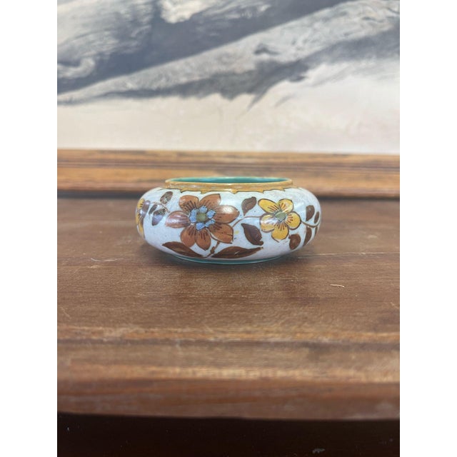 Antique Ceramic Hand Painted Bowl Imported From Holland. Circa 1903 For Sale In Seattle - Image 6 of 8