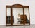 1960s Large Mid Century Modern Walnut Three Panel Mirror, C. 1960's For Sale - Image 5 of 9