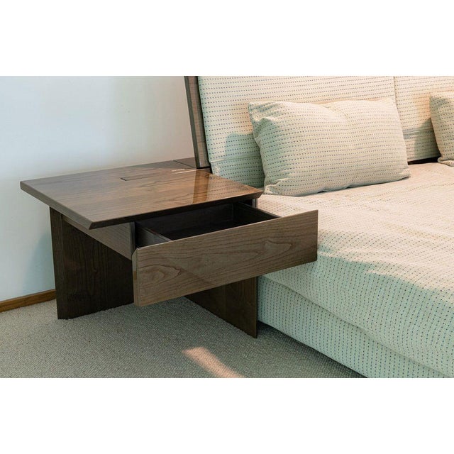 Saporiti Italia Rare 1970s King Lacquered Platform Bed Frame by Giovanni Offredi For Sale In Austin - Image 6 of 8